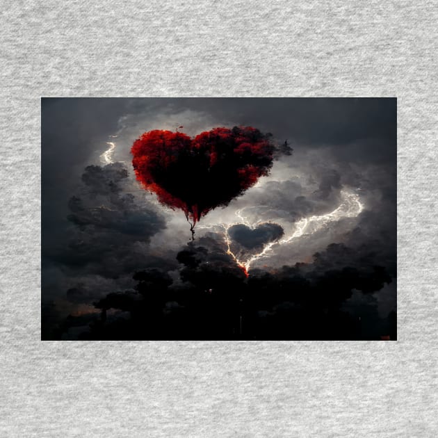 Broken Heart in the Clouds /  Broken Hearts Unwind Designs by Unwind-Art-Work